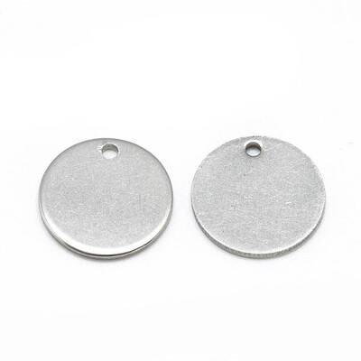 Tarnish Resistant 201 Stainless Steel Stamping Blank Tag Pendants