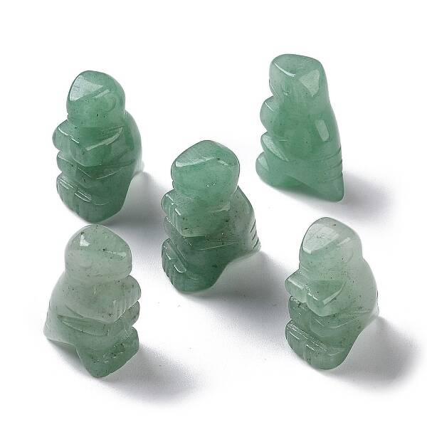 Natural Green Aventurine Carved Healing Dinosaur Figurines