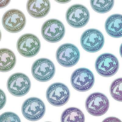 PET Waterproof Self Adhesive Laser Sticker