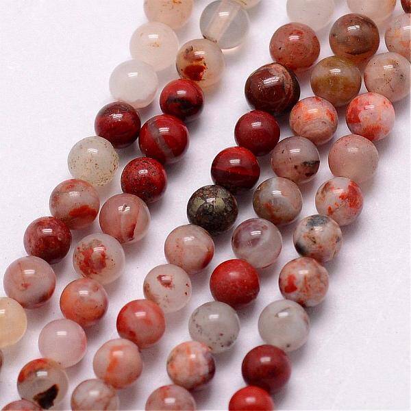 Natural Agate Bead Strands