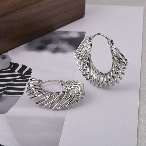 Brass Hoop Earring for Women