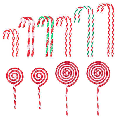 28Pcs 8 Style Plastic Pendant Decorations