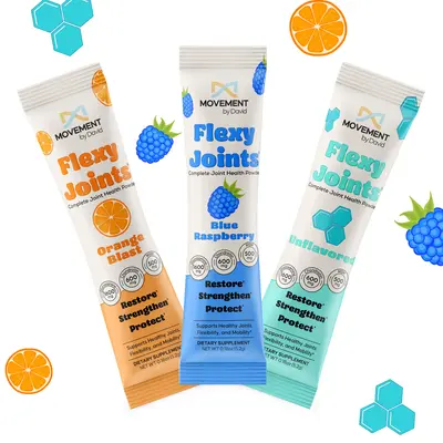 Flexy Joints 3 Sample Pack - Complete Joint Health Formula | For Mobility, Comfort & Recovery | Delicious Powder Blend | Fitn...