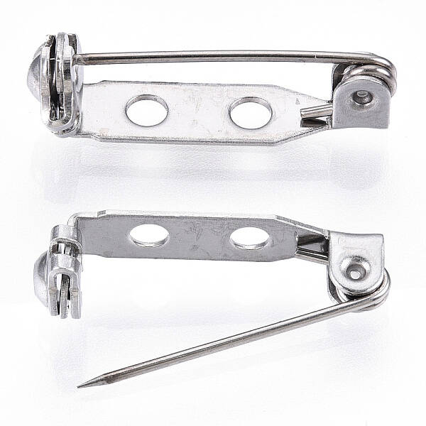 Non-Tarnish 304 Stainless Steel Pin Brooch Back Bar Findings
