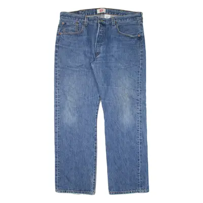 LEVI'S 501 Jeans Mens Blue Regular Straight W38 L30