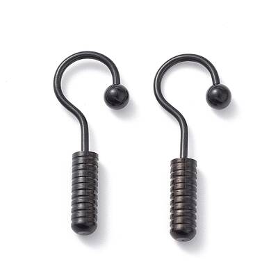 304 Stainless Steel Screw Hooks Shape Dangle Earrings for Woman