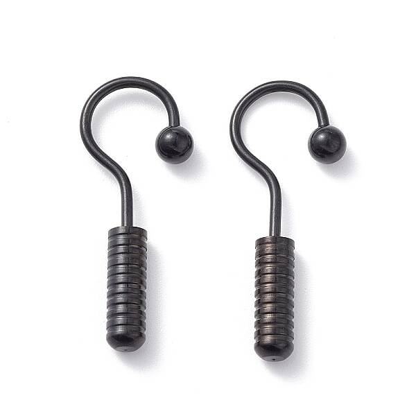 304 Stainless Steel Screw Hooks Shape Dangle Earrings for Woman