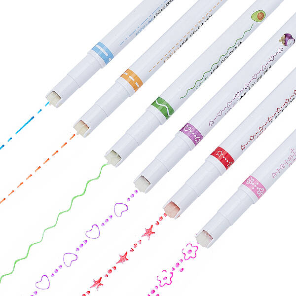 Plastic Curve Highlighter Pens