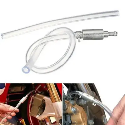 Brake Bleeder Hose,One Way Check Valve Tube Bleeding Tool Kit for Car Motorcyle Clutch, 2025 Upgraded Universal Brake Fluid B...