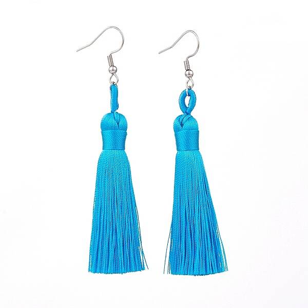 Polyester Tassel Earrings