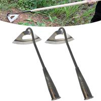Garden Hoe All-Steel Hardened Hollow  Durable Weeding Tools Edger Weeder Portable Household Vegetable Shovel for Backyard Loo...
