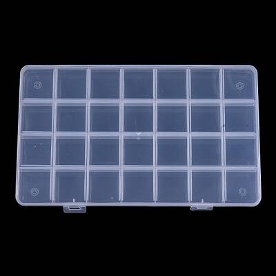 Transparent Plastic Bead Containers