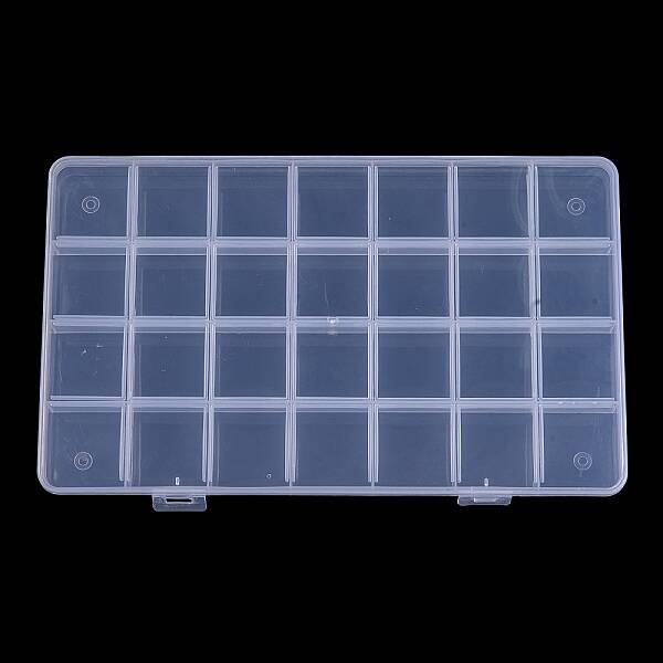 Transparent Plastic Bead Containers