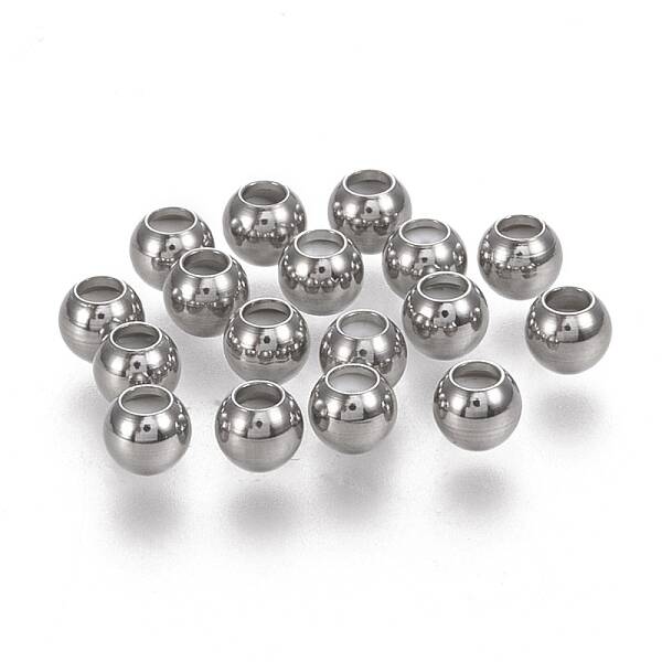 202 Stainless Steel Beads
