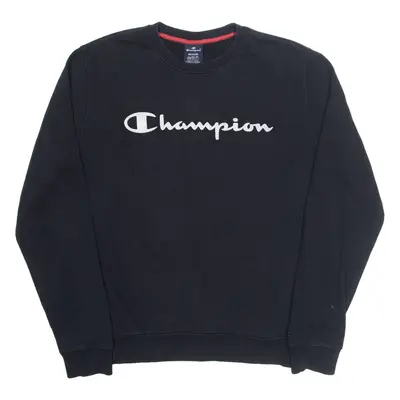 CHAMPION Mens Sweatshirt Black M