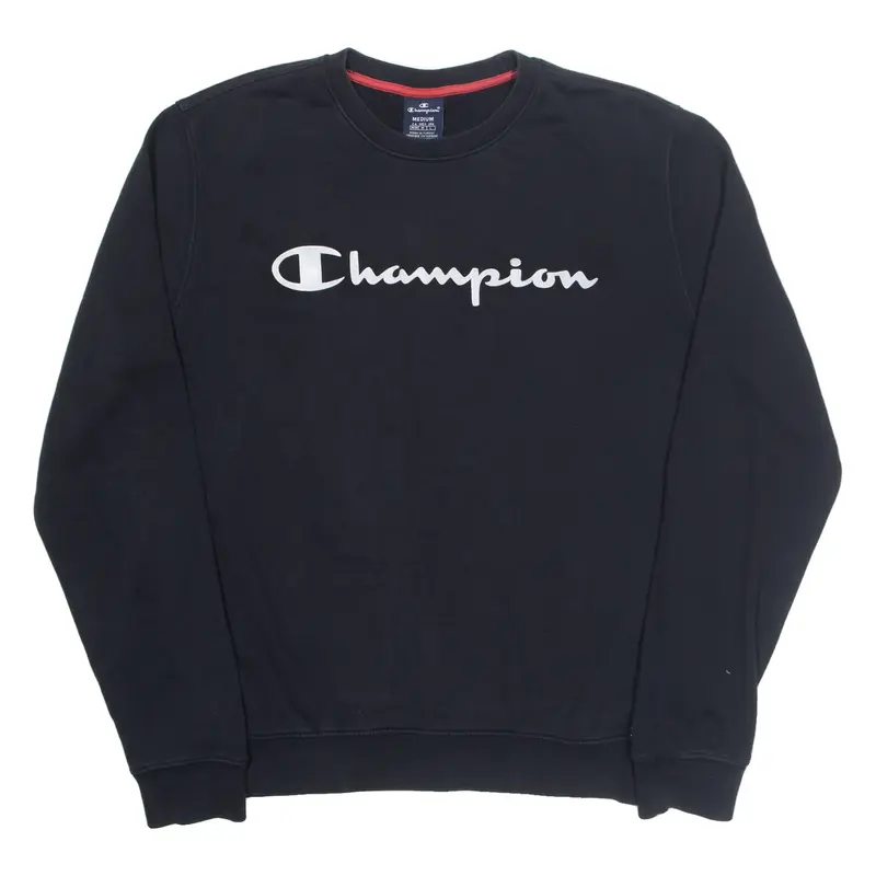 CHAMPION Mens Sweatshirt Black M