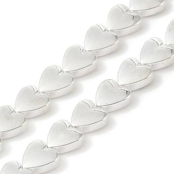 Electroplated Synthetic Non-Magnetic Hematite Beads Strands