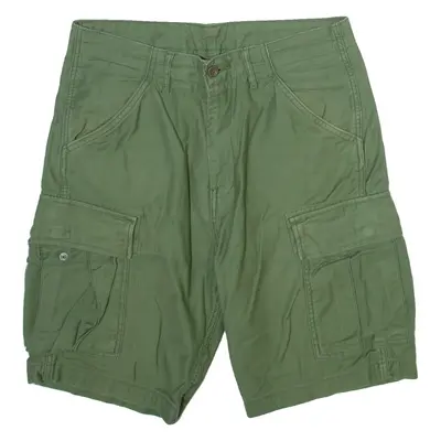 LEVI'S Mens Cargo Shorts Green M W31