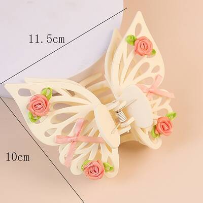 Frosted Claw Hair Clips for Women