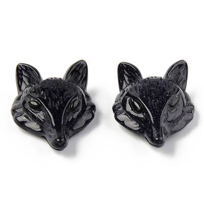 Synthetic Blue Goldstone Pendants
