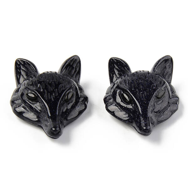 Synthetic Blue Goldstone Pendants