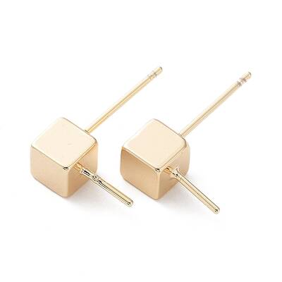 Brass Stud Earring Findings