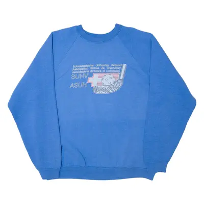 Hockey Mens Sweatshirt Blue L