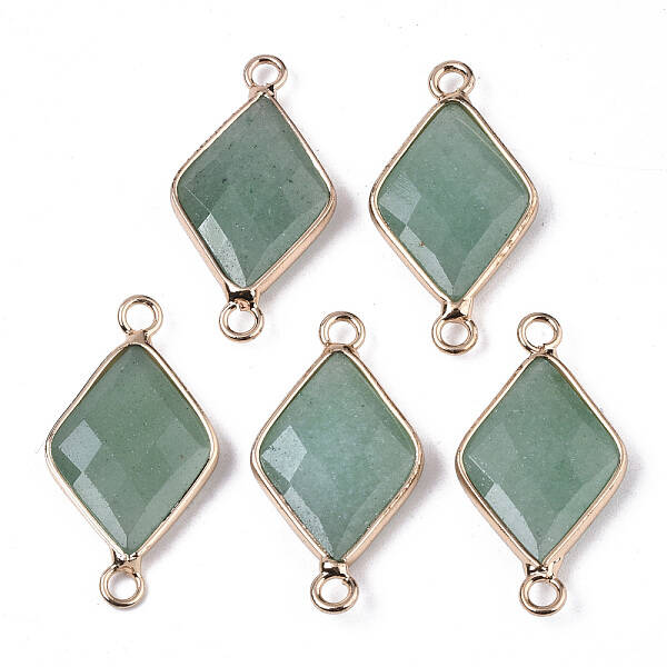 Natural Green Aventurine Links Connectors