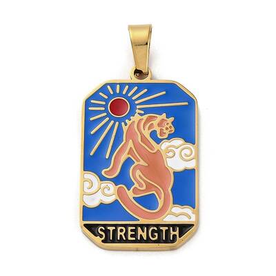 Ion Plating(IP) 304 Stainless Steel Enamel Pendants