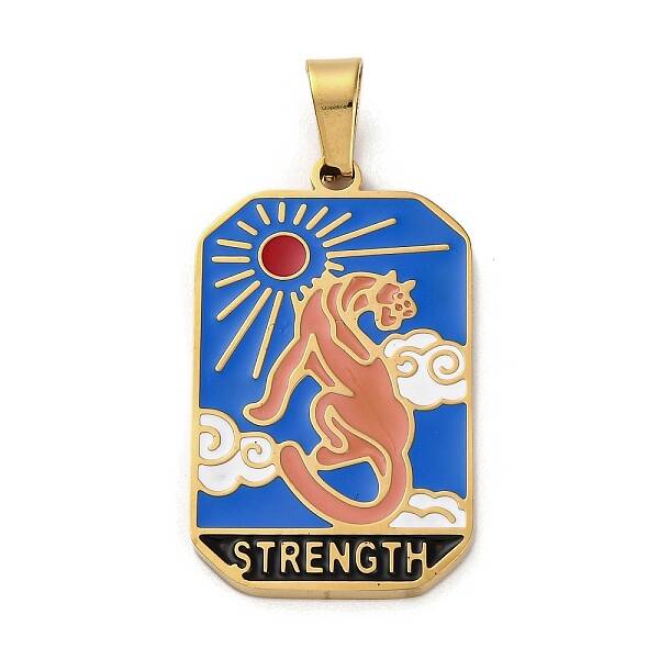 Ion Plating(IP) 304 Stainless Steel Enamel Pendants