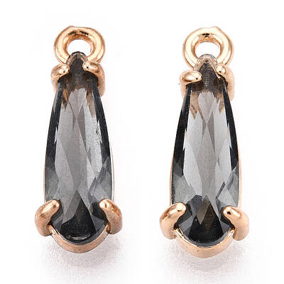 Faceted Glass Pendants