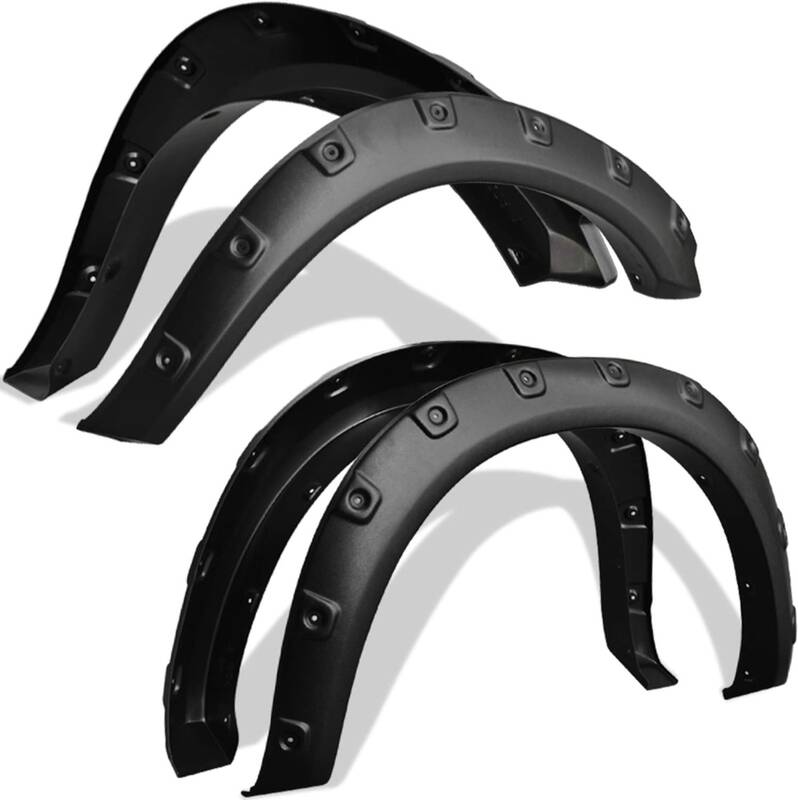 YITAMOTOR® 09-18 Dodge RAM 1500 |19-22 Ram 1500 Classic (Exclude R/T Models) Front Fender Flares-4 Piece