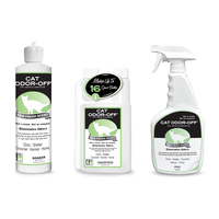 Cat Odor-Off Concentrate Pet Smell Odor Eliminator Bundle – Cat Odor Eliminator Concentrate for Pet Urine, Fresh or Origina...
