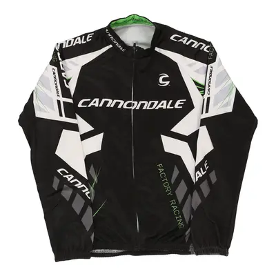 Cannondale Spellout Zip Up - Small Black Polyester