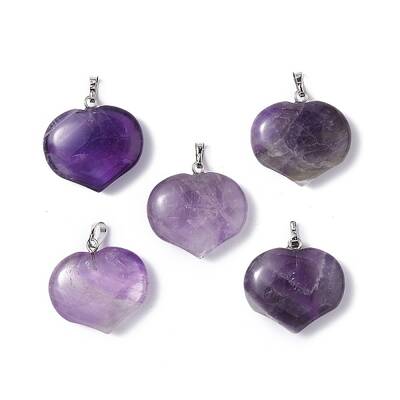 Natural Amethyst Pendants
