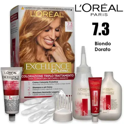 L'oreal color triple treatment excellence n° 7.3