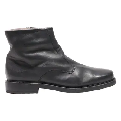 SIOUX Ankle Boots Black Leather Mens UK 10.5