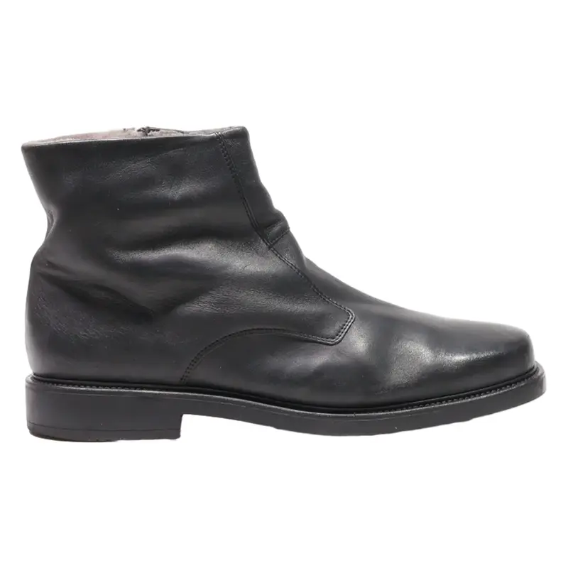 SIOUX Ankle Boots Black Leather Mens UK 10.5