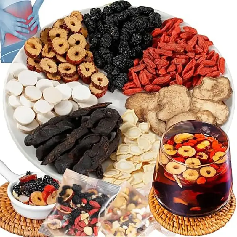 Kidney Tea Formula Ginseng Five Treasure Tea Combination Scented Tea Eight Treasure Tea Red Date Wolfberry Tea Men's Tea Heal...