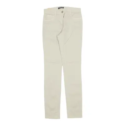 TWIN-SET Trousers Cream Slim Skinny Womens W26 L30