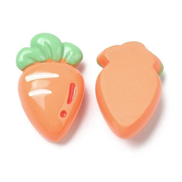 Opaque Resin Fruit Cabochons