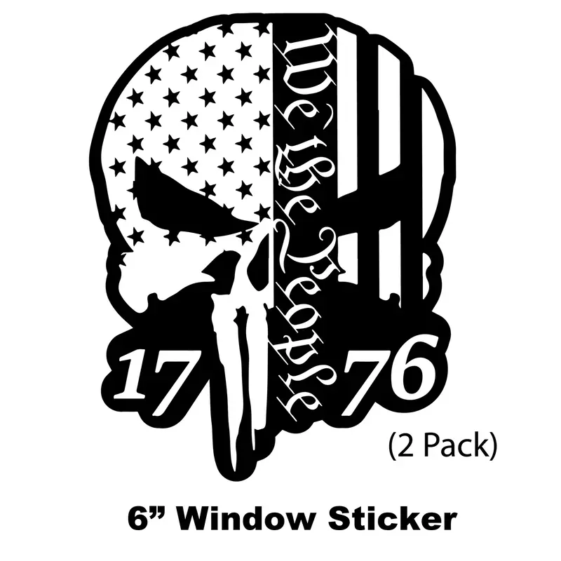 We The People 1776 Skull 6\