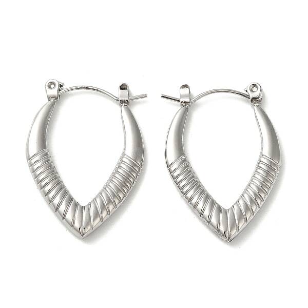 Non-Tarnish 304 Stainless Steel Hoop Earrings for Women