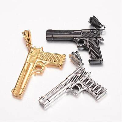 304 Stainless Steel Big Pendants