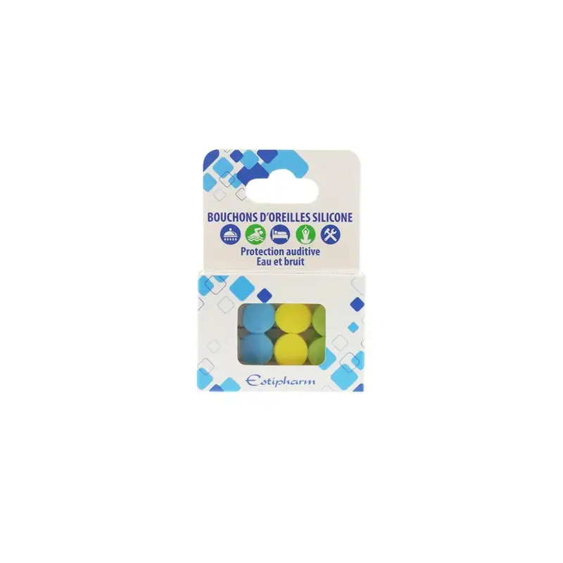 Estipharm Silicone earplugs (x8)
