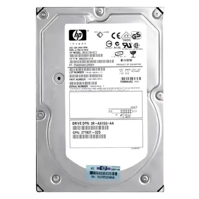 3R-A5158-AA HP 300GB Ultra-320 SCSI 10000 3.5-inch 8MB Hard Drive