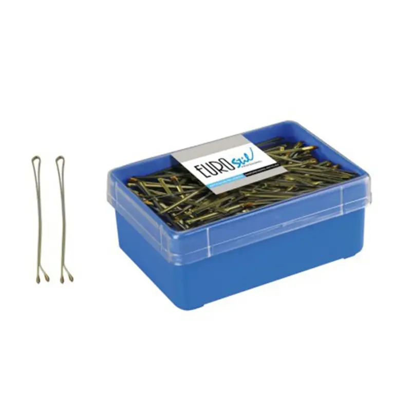 Eurostil Hair Miniclips Box Bronze 25mm 700pcs