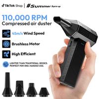 Handheld Violent Fan With 110, 000 Revolutions Per Minute. lt Can Clean ComputerDust, Car Dust, Furniture Dust, Yard Fallen L...