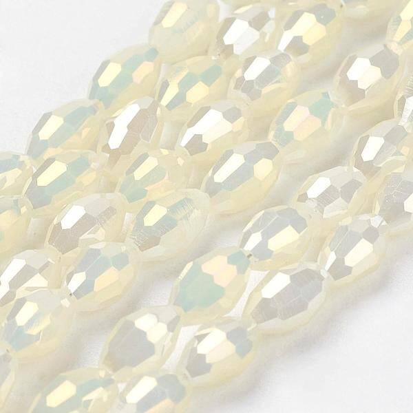 Electroplate Glass Beads Strands