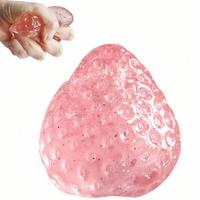 【2025 New】MOBECK 2.76 In Handmade Strawberry Taba Squishy Toys, Cute Strawberry Squeeze Toys, Kawaii Strawberry Squishies...